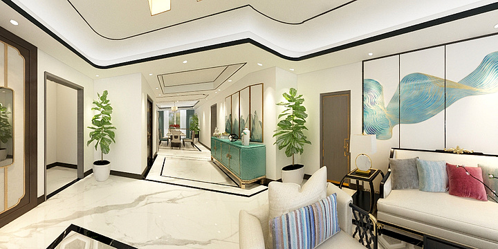 国鑫锦成-新中式-装修设计方案