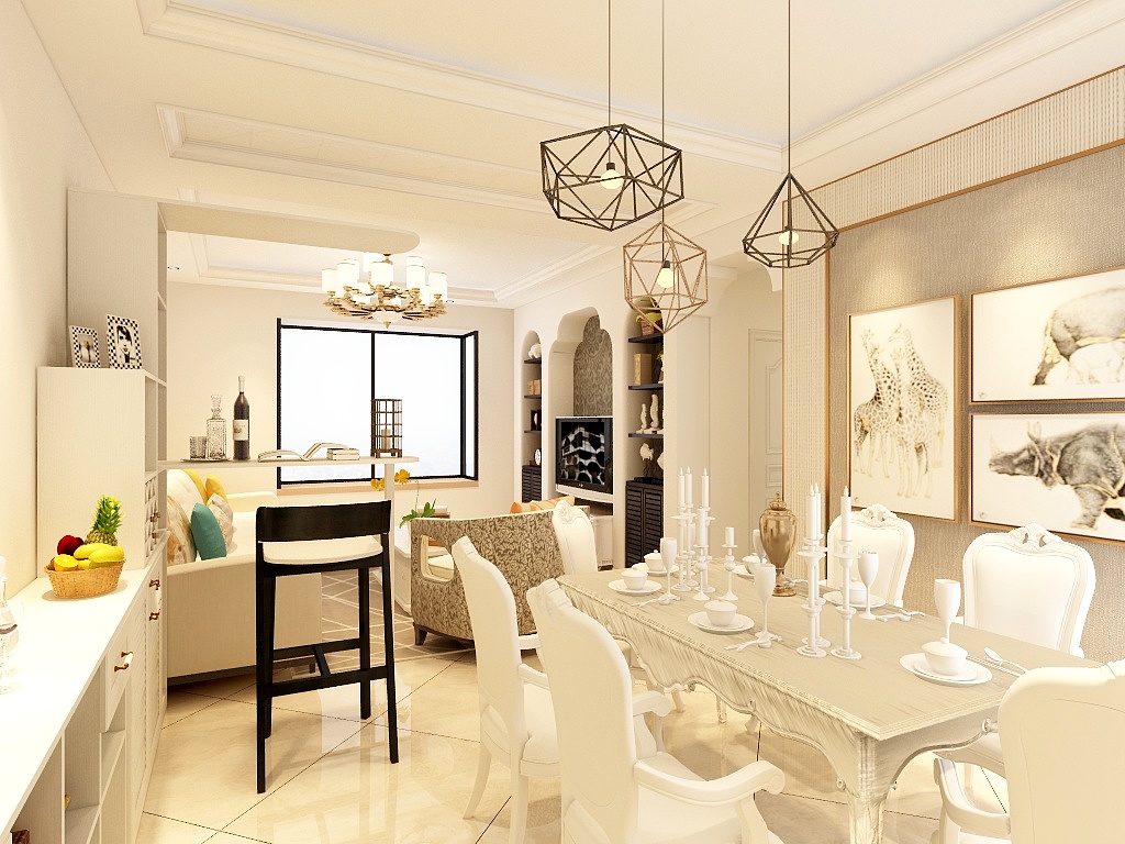 怀揽星河-1303一层_t3-装修设计方案