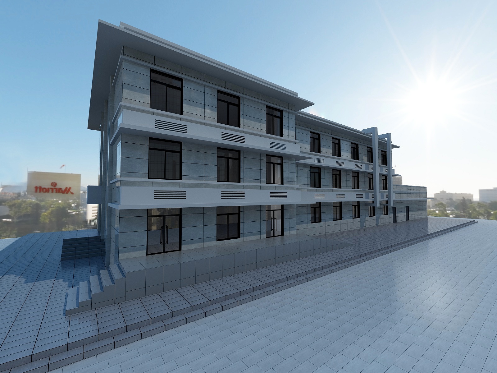 老剑设计-001急诊楼外观-装修设计方案