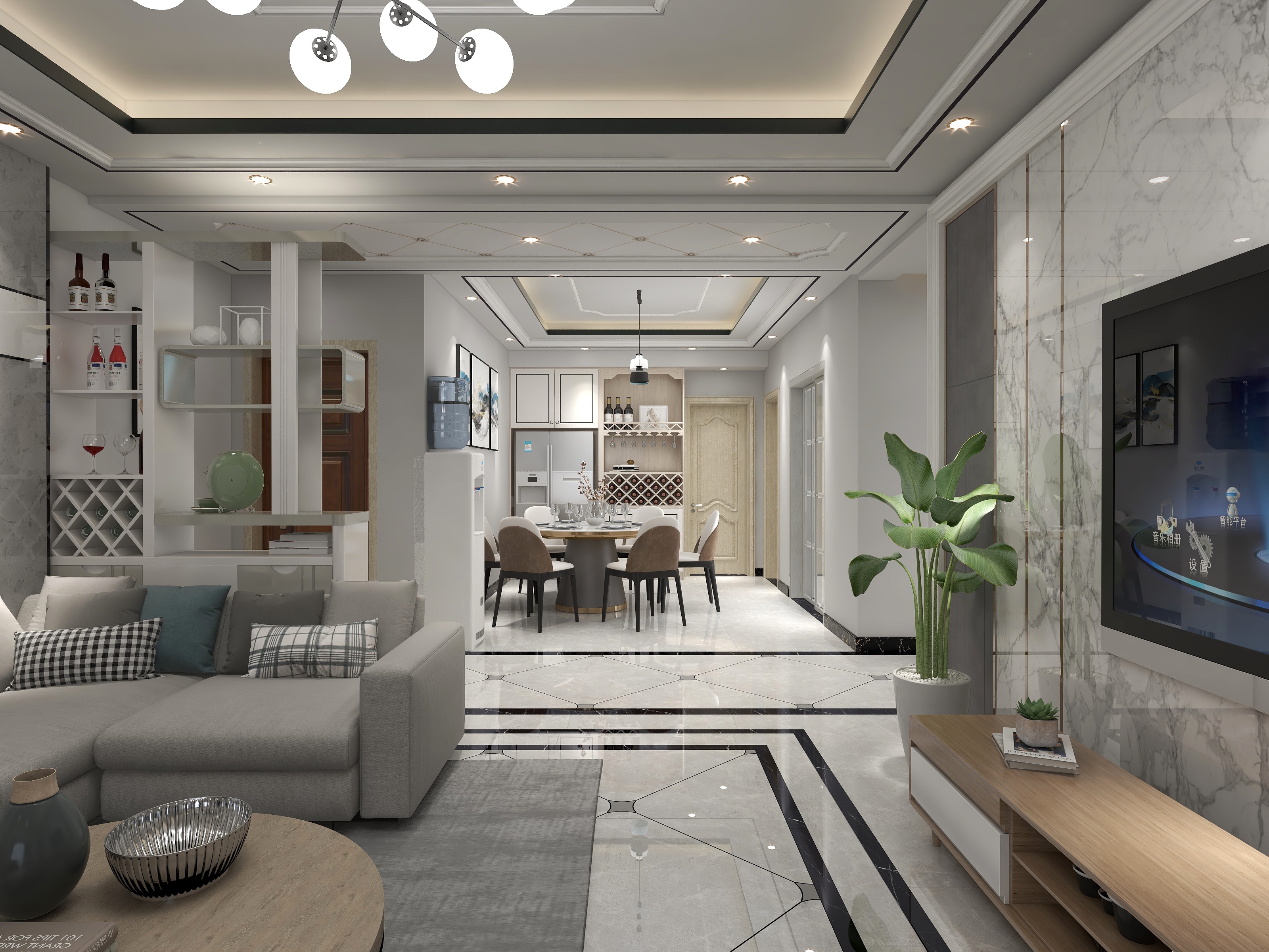 贵州壹品空间设计有限公司-丹寨王定邦的房子方案-装修设计方案