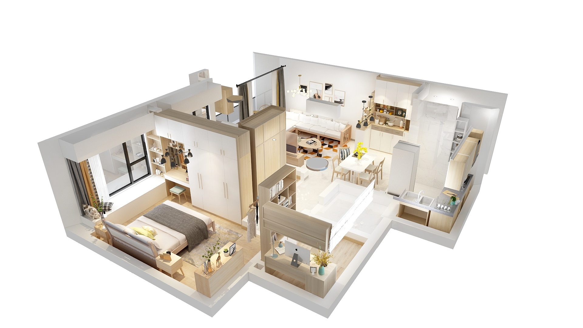 黎钰盈-富丰君御13栋02户型-装修设计方案