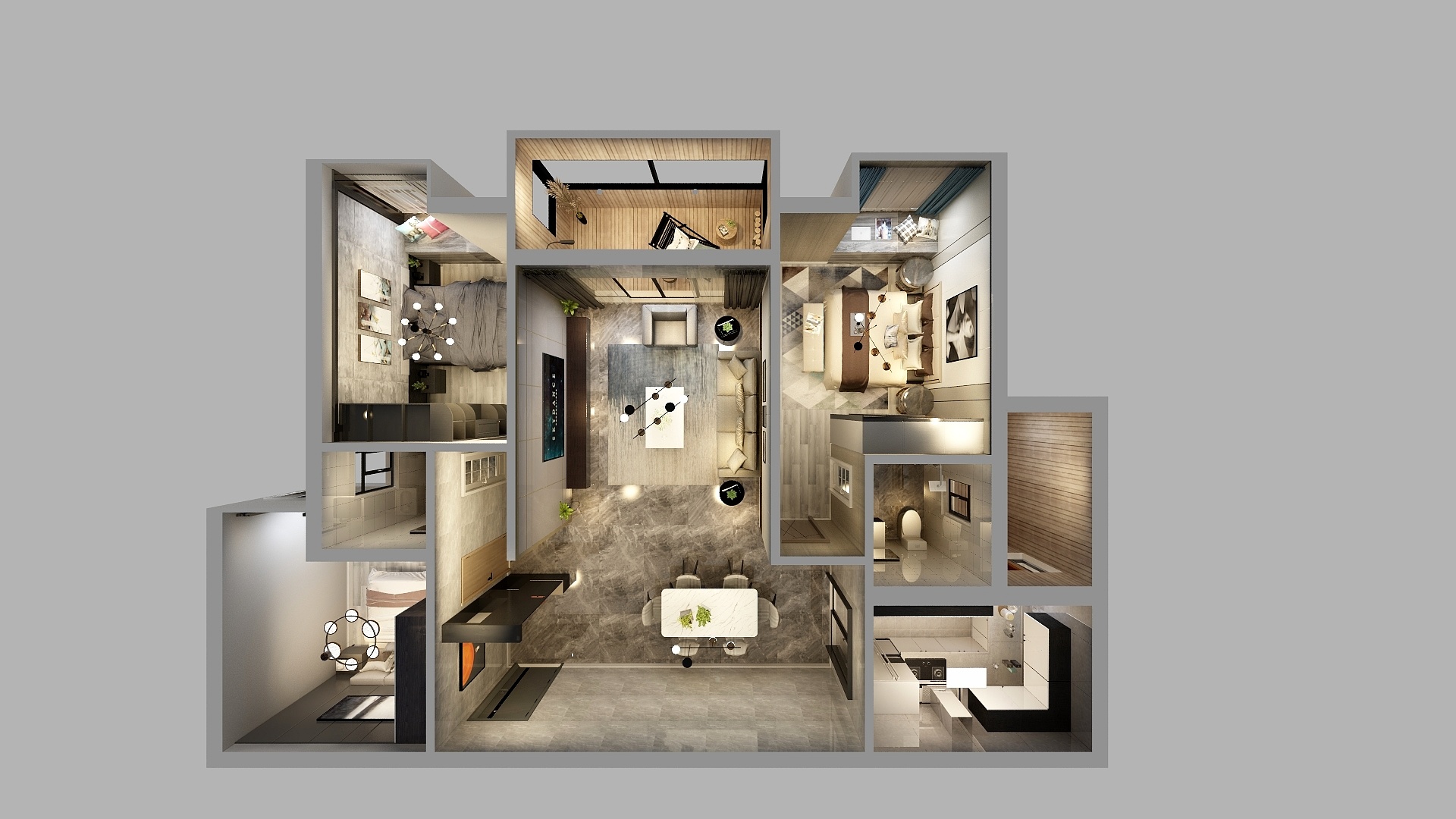 HK9012-锦绣一品1栋02户型-装修设计方案