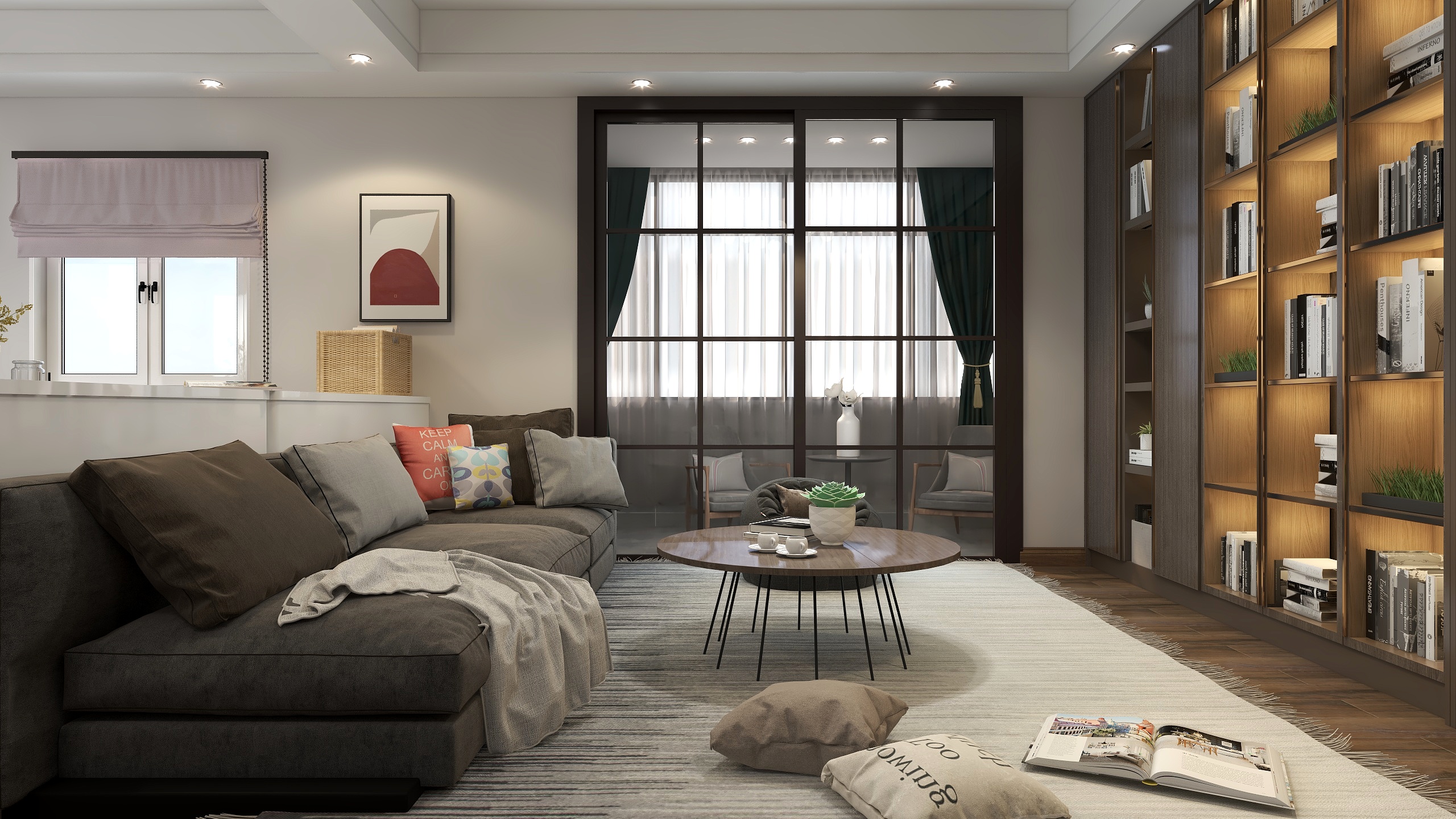 筑新家空间设计-安徽六安-兴茂水韵东方-王先生-装修设计方案