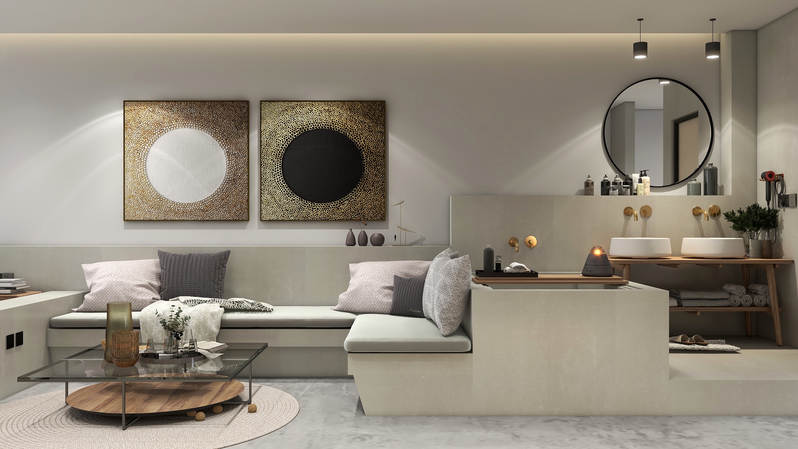 王子腾-Industrial：50°灰-装修设计方案