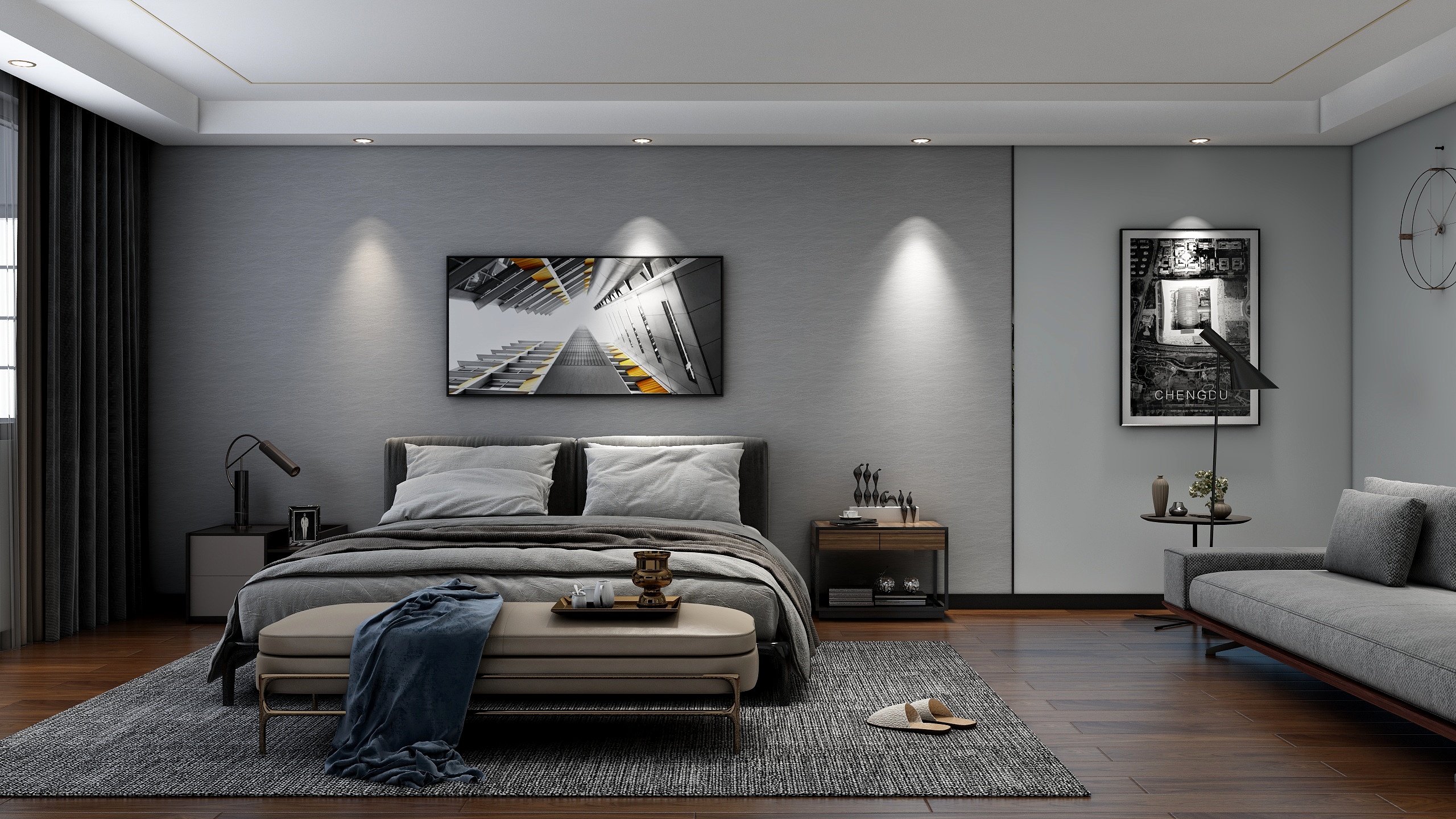 By木公子QCnI-江南房子主卧-装修设计方案