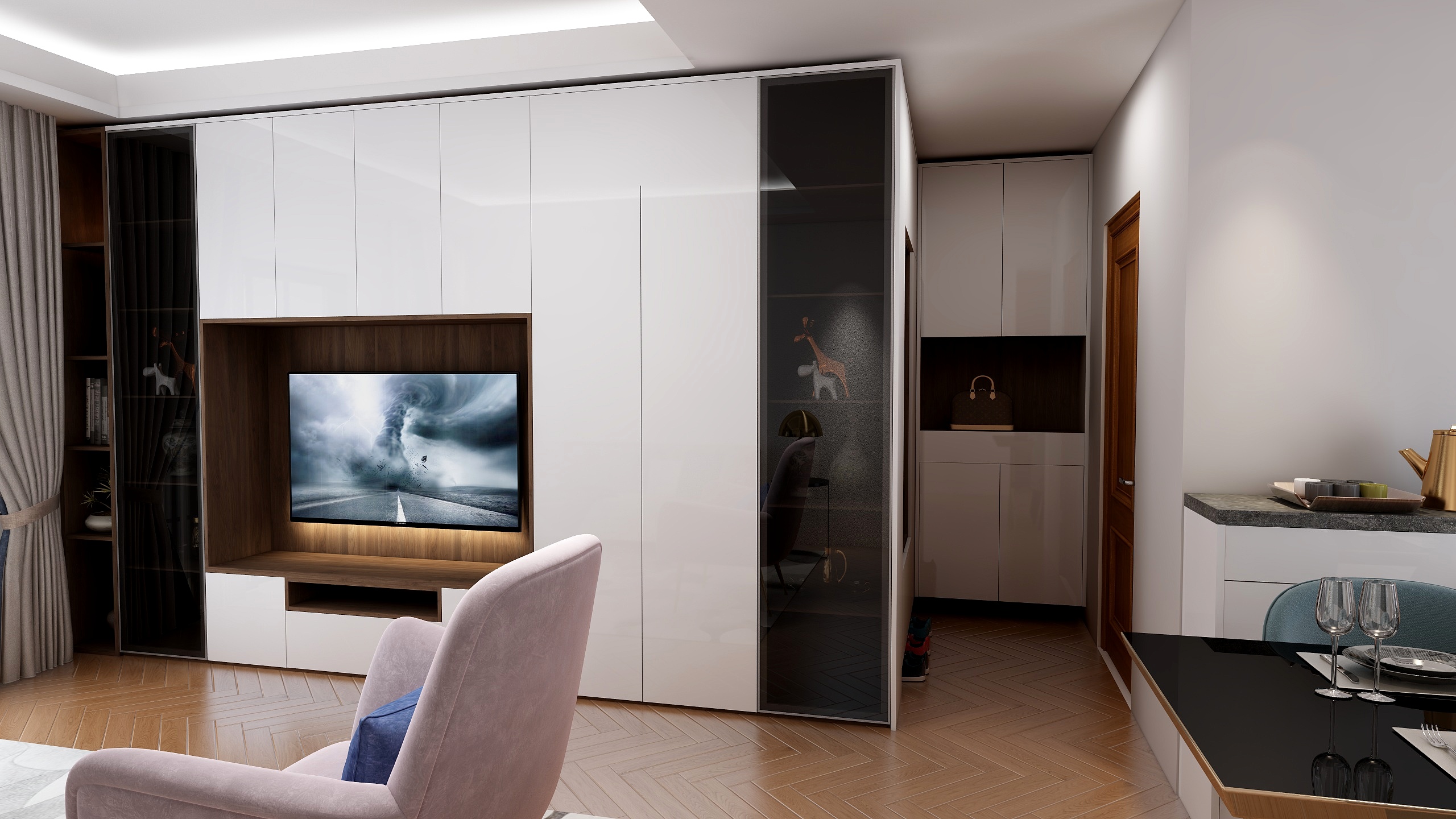 主流轻奢设计-平面图-装修设计方案