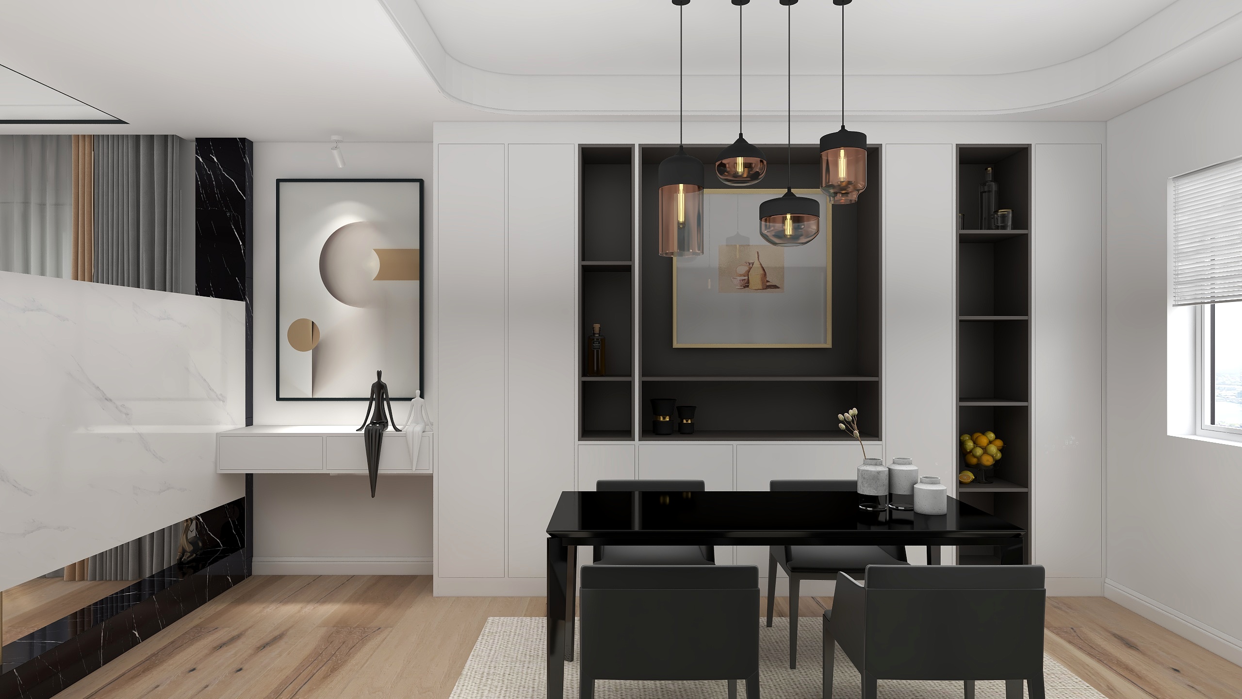 河图图i-宁静质感的空间探索-装修设计方案