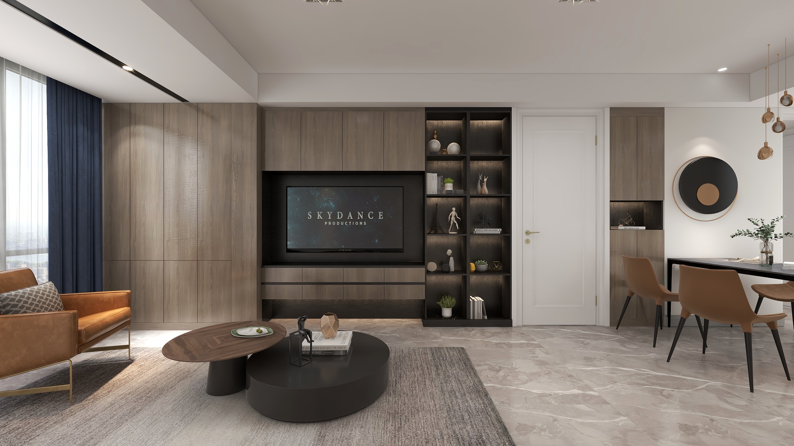 设计Yumi-90方现代轻奢三居室·YM设计-装修设计方案