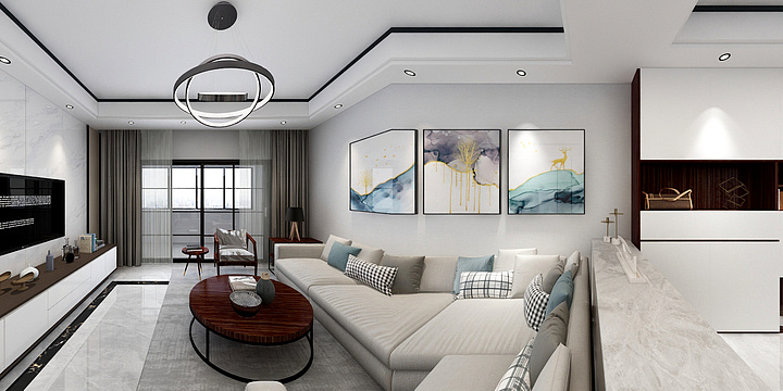 人间小糊涂-B区1号户型·张哥-装修设计方案