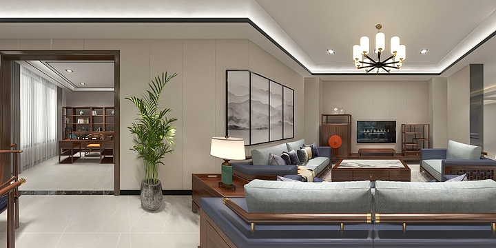 全景云装-【东方弘叶】 烟台红星美凯龙店-装修设计方案