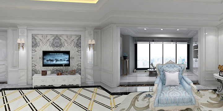 雾森视觉效果设计-万达公馆-装修设计方案