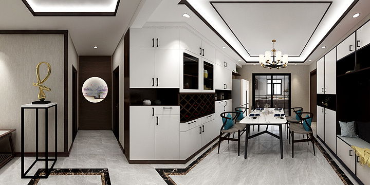 装饰设计景-西华名邸7#-2-1601张姐(-装修设计方案