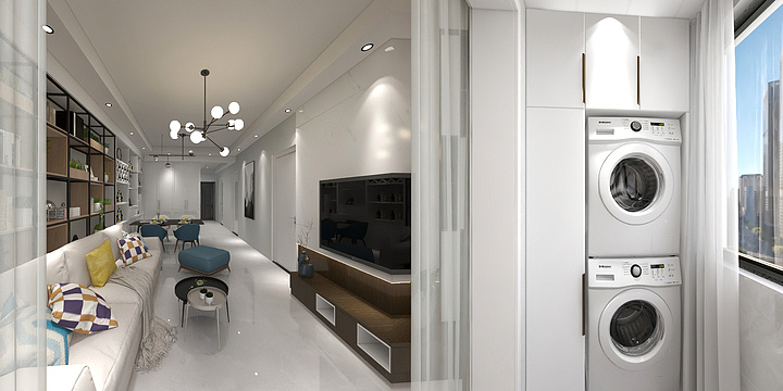 韩朦-公园悦府86平米-装修设计方案