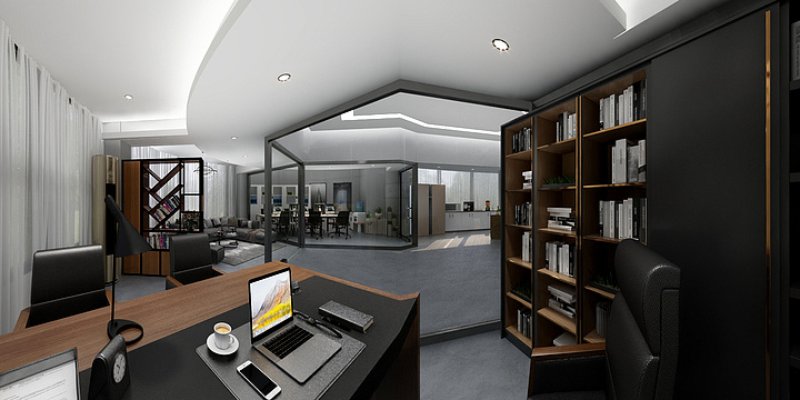 邱晓锋-富鸿写字楼顶层-装修设计方案