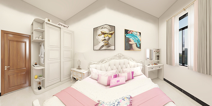 鑫宝源全屋家具定制-梅南村2楼-步梯-装修设计方案