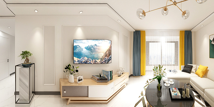 借我人间二两风-龙泽国际2233 601-装修设计方案