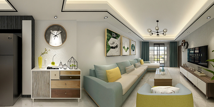 五竹丨-龙兴嘉园现代风格方案二-装修设计方案