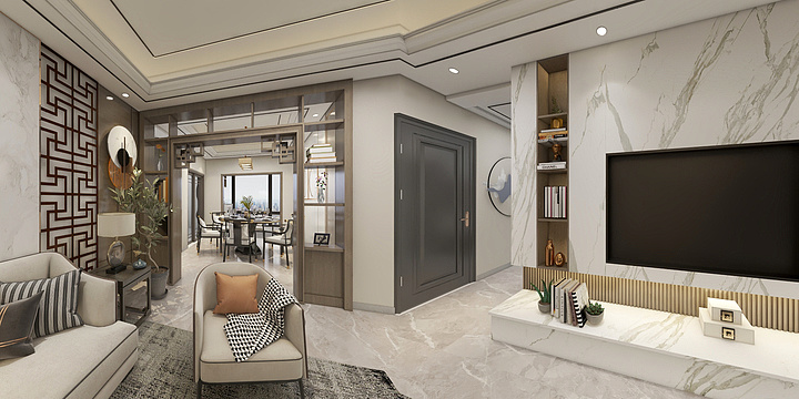 A好的呢-黄连弯新中式-装修设计方案