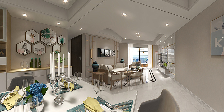 轻流-中央花园-8-B-2107-装修设计方案