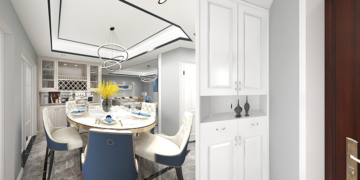 阿阮设计18767307576-东湾花苑12-203后现代风格-装修设计方案