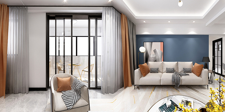 南庭艺筑mbei-金湾步行街1-2-2802-装修设计方案