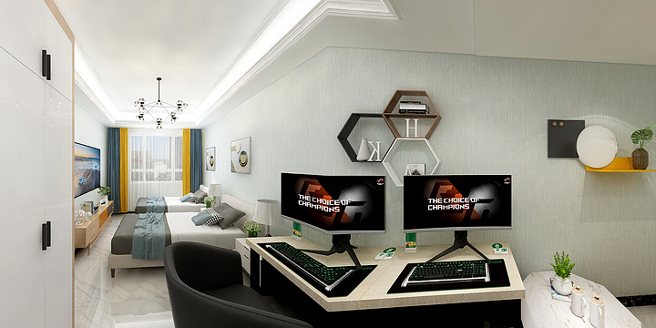 丹丹aZbF-电竞宾馆1-装修设计方案