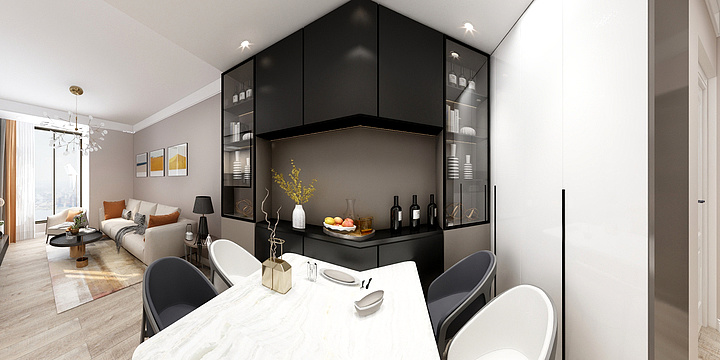 设计师Katherine-中远龙阳公寓2203室-装修设计方案