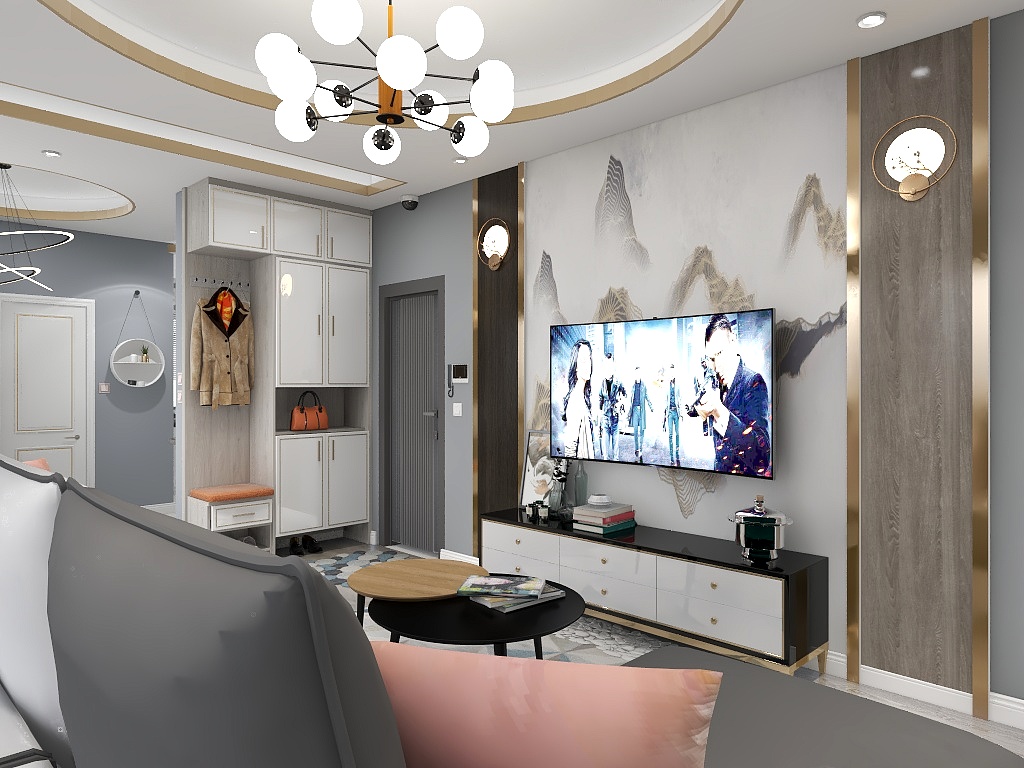 董设计朝阳01-瑞和园89.50㎡B户型3室2厅1卫-装修设计方案