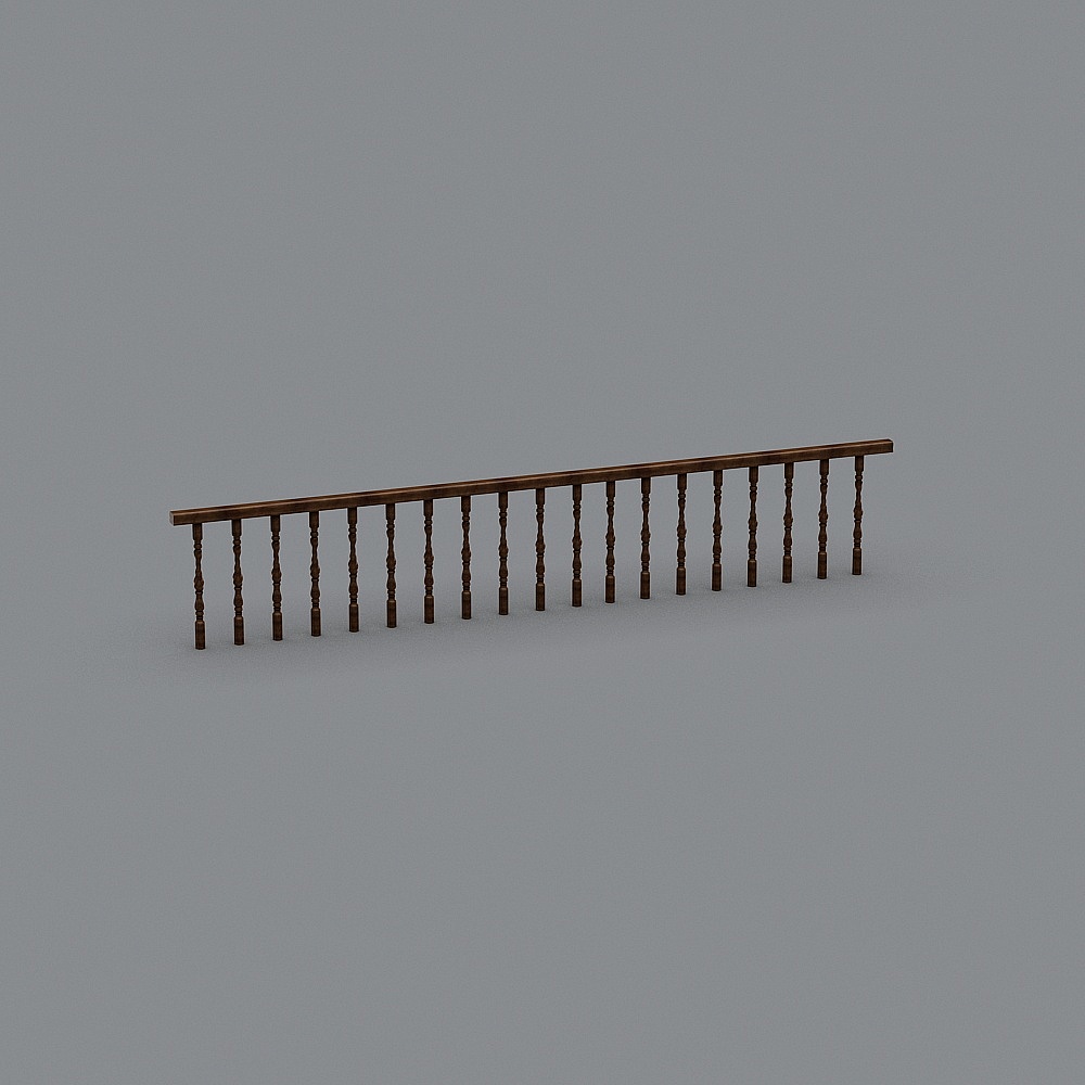护栏3D模型