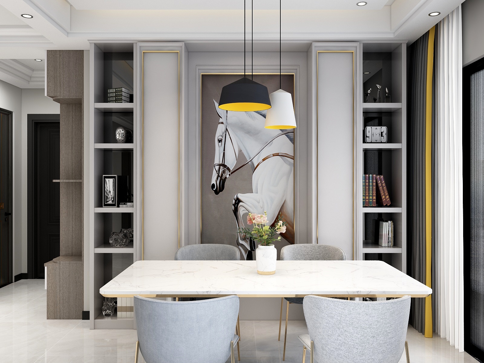 思哲建筑装饰设计-华安城瑞后四房系统门窗-副本-装修设计方案