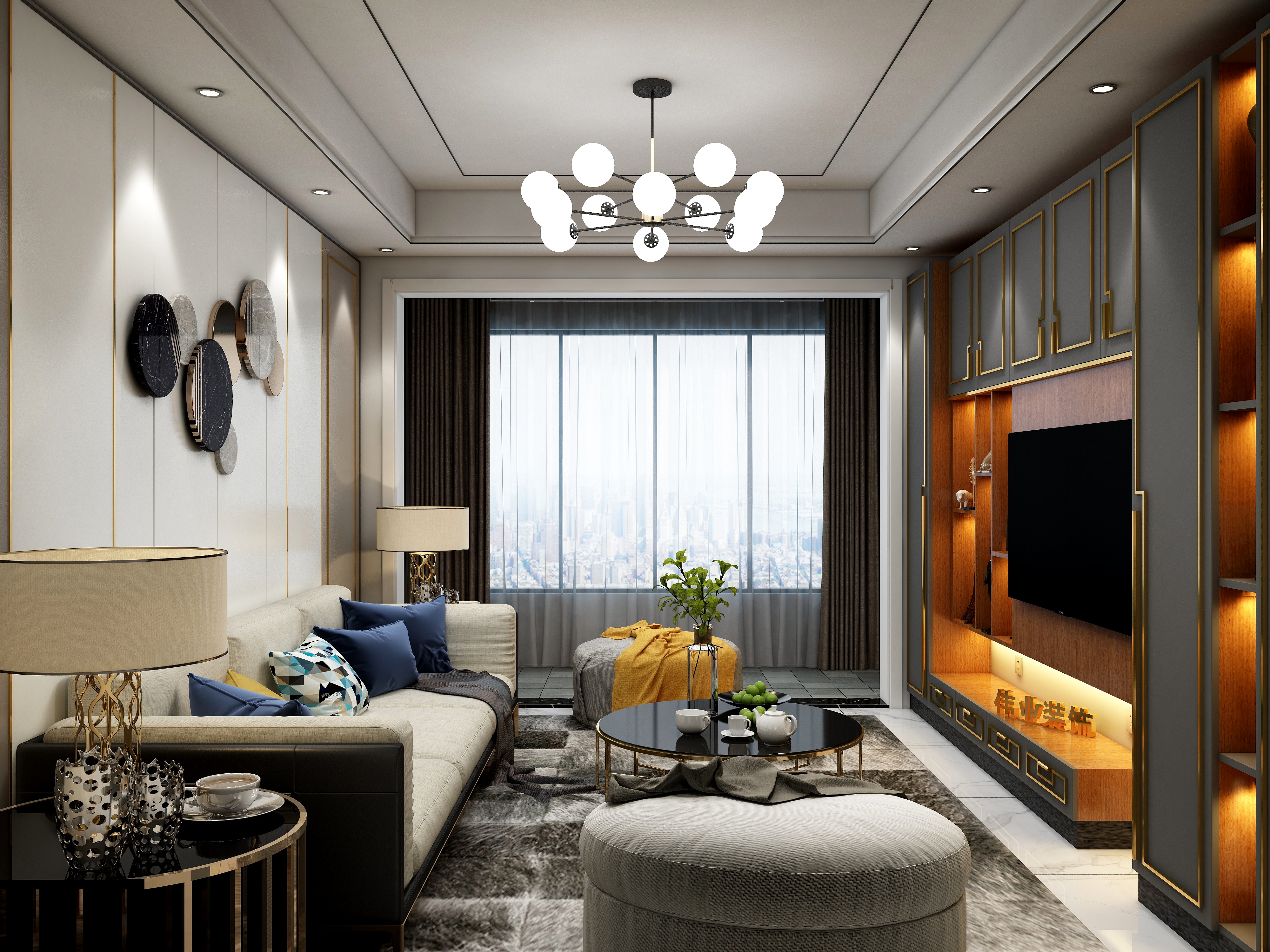 风吹云动-御林尚品-装修设计方案