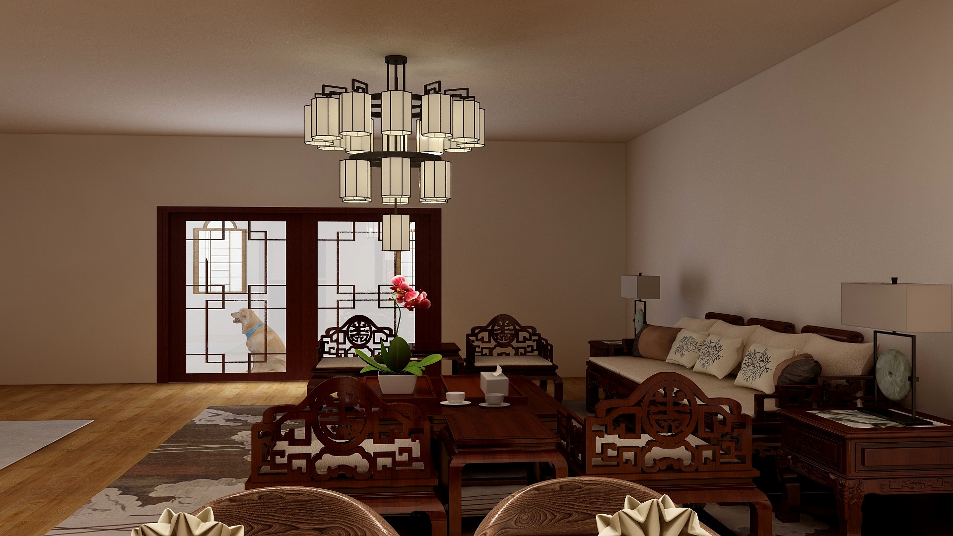 设计师sisilia-新中式套房-装修设计方案