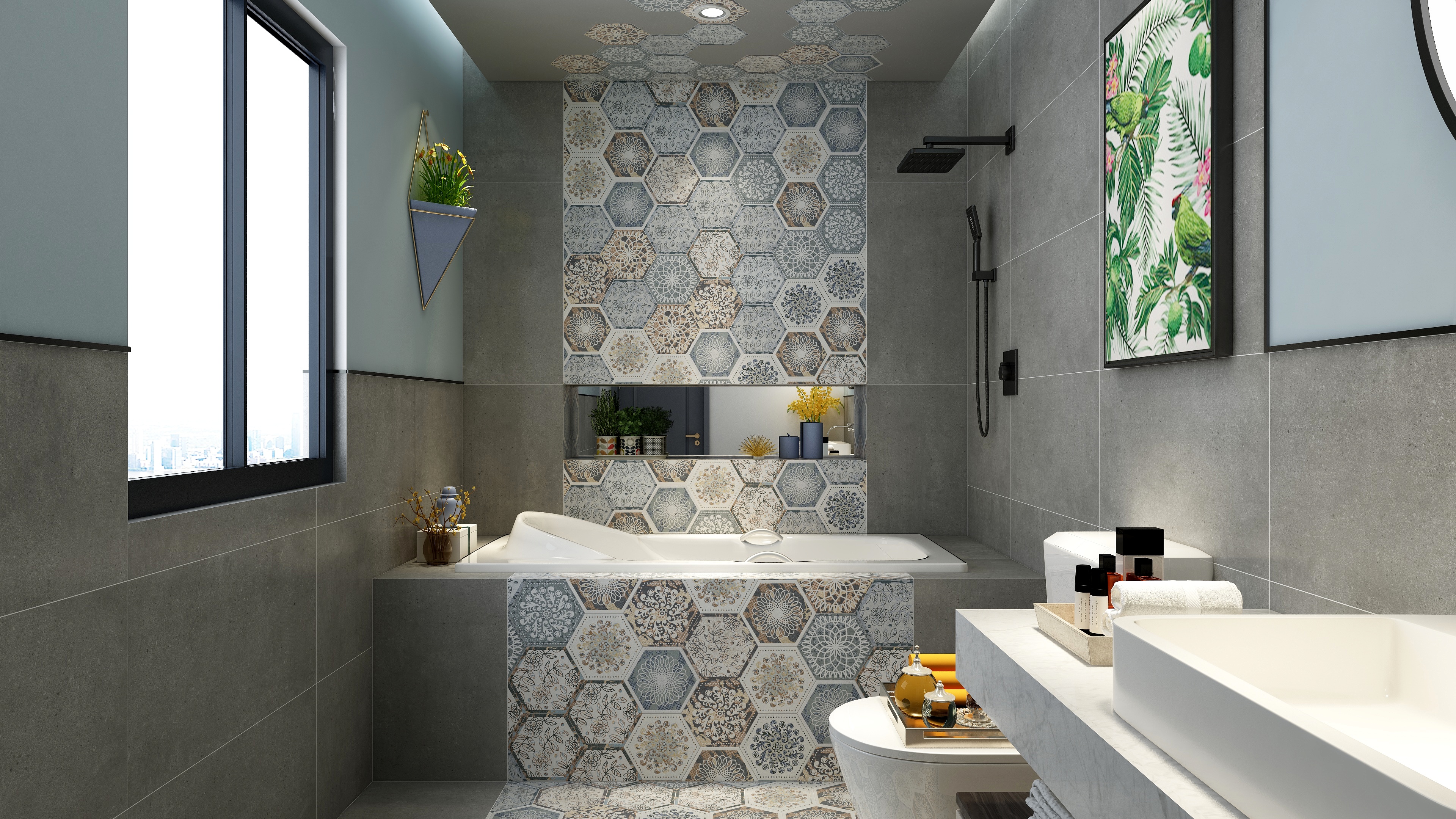 小米小果-卫浴空间-简约北欧风-装修设计方案