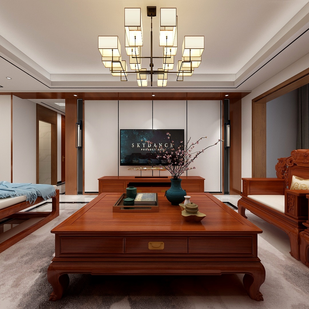 设计吉祥-简约中式-装修设计方案