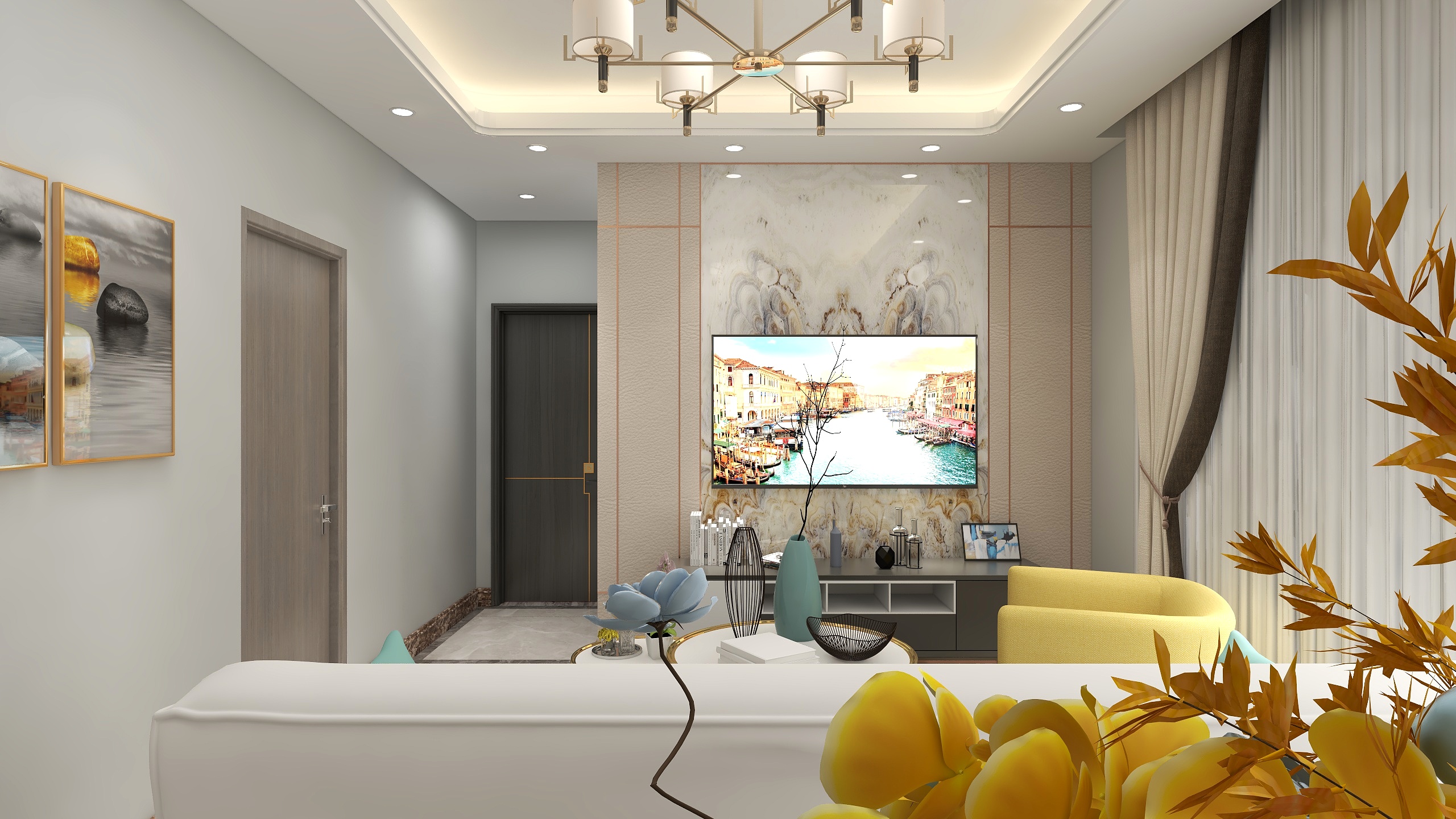 设计你未来的家-瑞和园89.50㎡B户型3室2厅1卫-装修设计方案