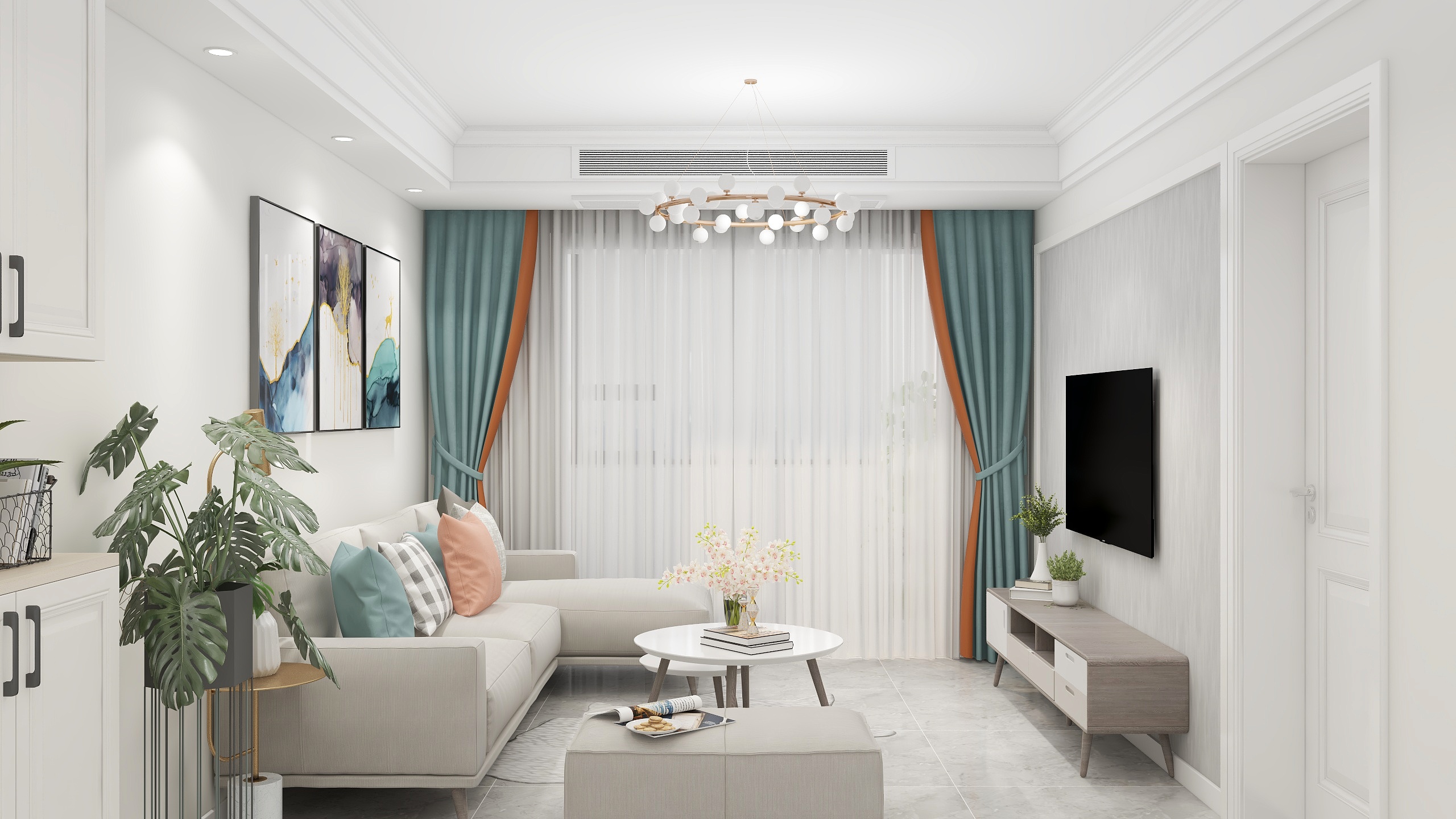 蜗舍茅屋-雅苑9-1308-装修设计方案