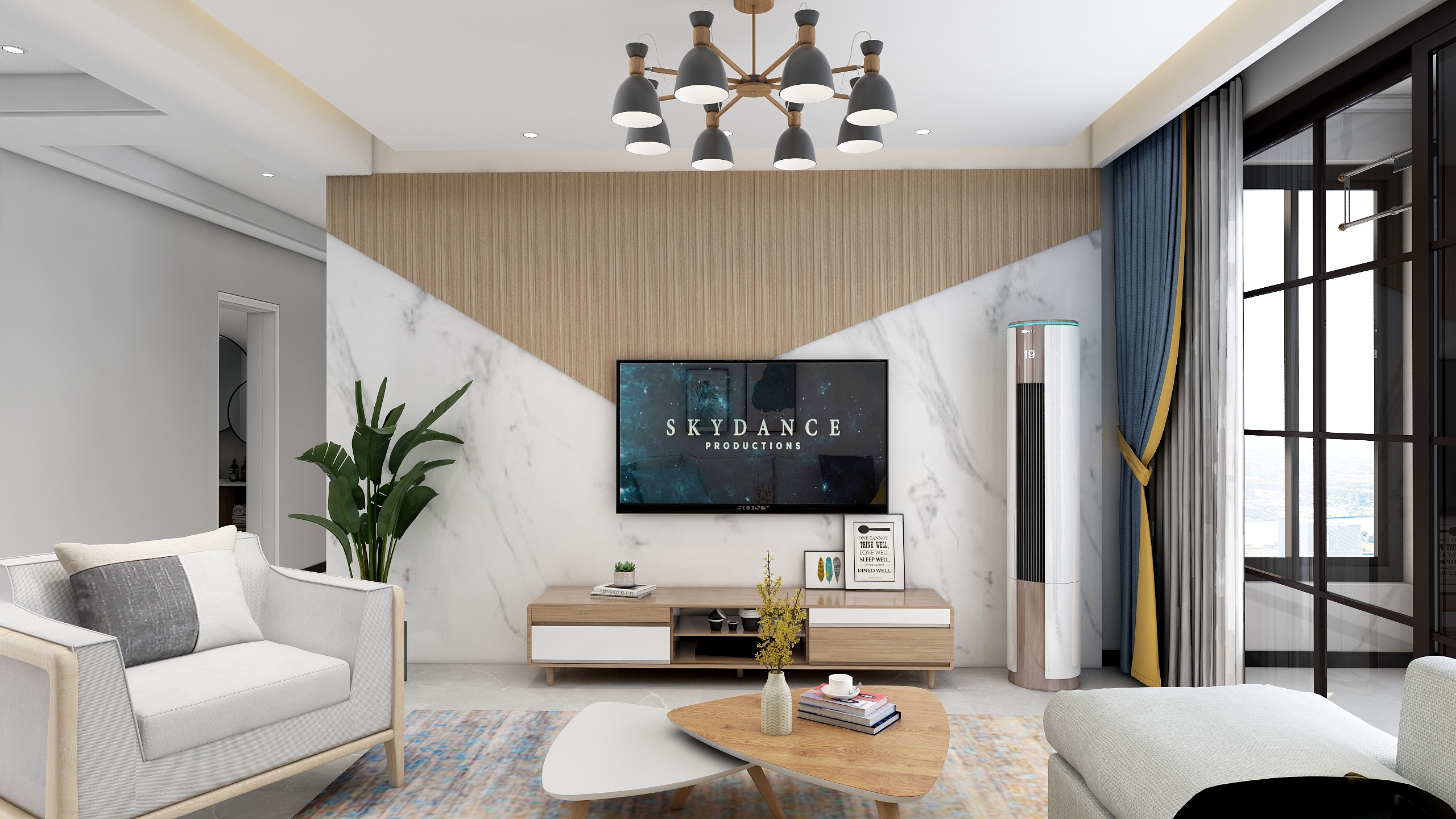 爱嘉装饰设计-圣菲城19号楼2单元6楼第二版（最终方案）-装修设计方案