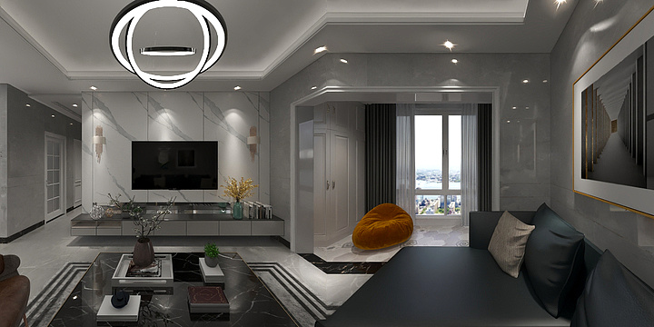 Designer庾-遂宁.建坤华翔城.五期李姐雅居-装修设计方案