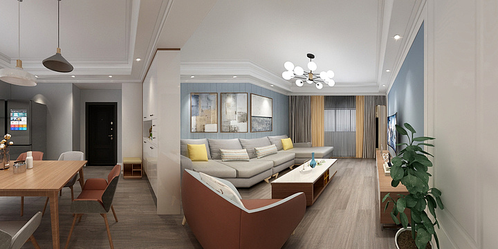 圈圏-黄金天新花园-装修设计方案