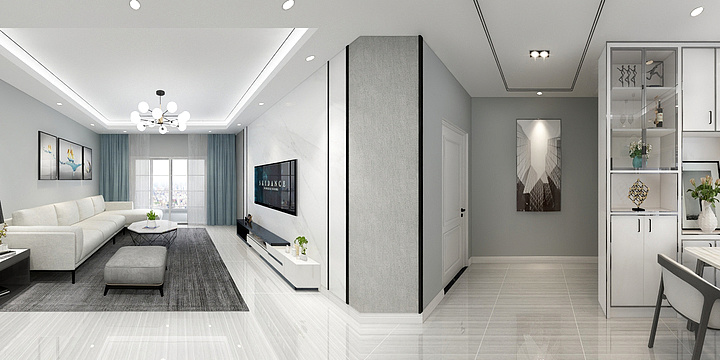 Fffffffy-倾城之恋57栋1102-装修设计方案