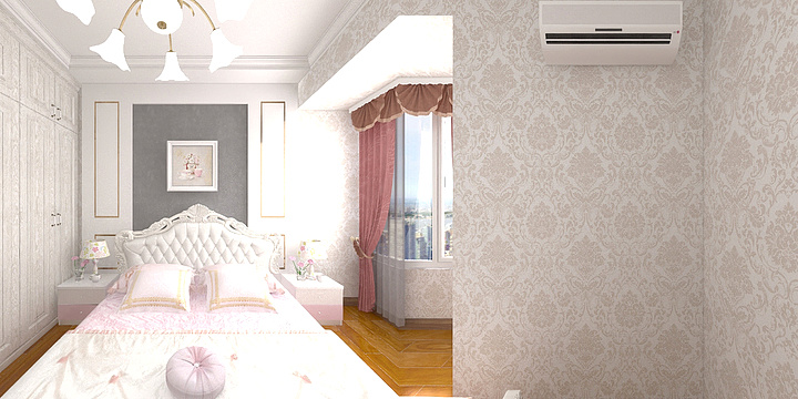 谭秀春-北滨上院7－205效果图-装修设计方案