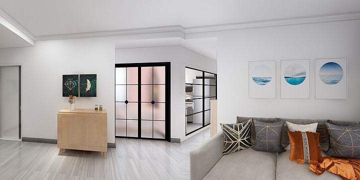 iColortanliyi-电台路设计稿-装修设计方案