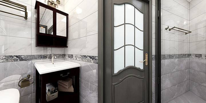 摩恩厨卫-冷色古典—复地金融岛-副本-装修设计方案