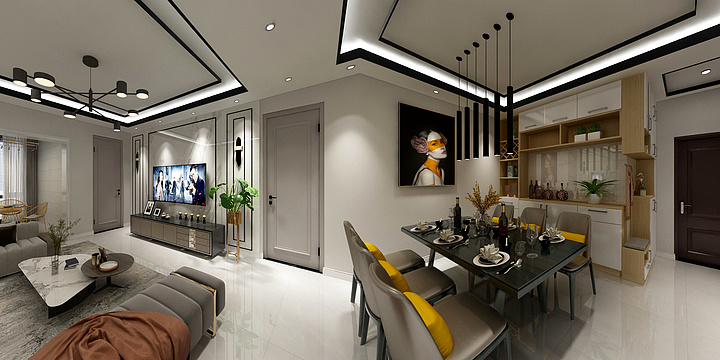 酷装空间唐设计-东方家园-装修设计方案