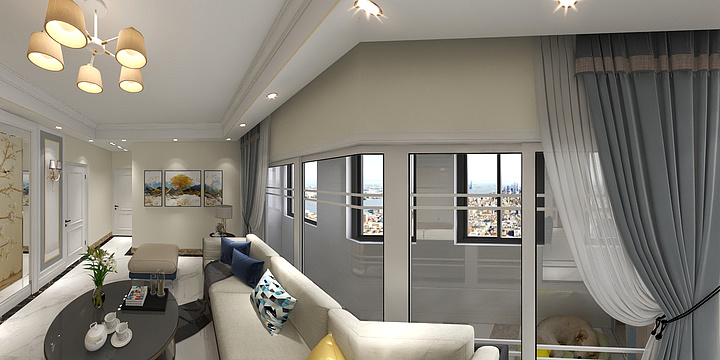 昌盛定制-瑞和园89.50㎡B户型3室2厅1卫-装修设计方案