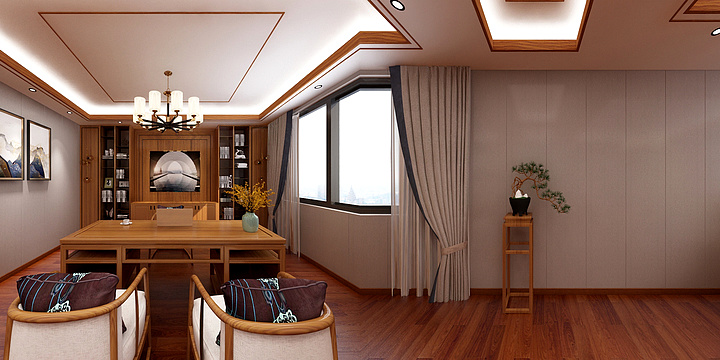 禾舍全屋整装定制-办公室-装修设计方案