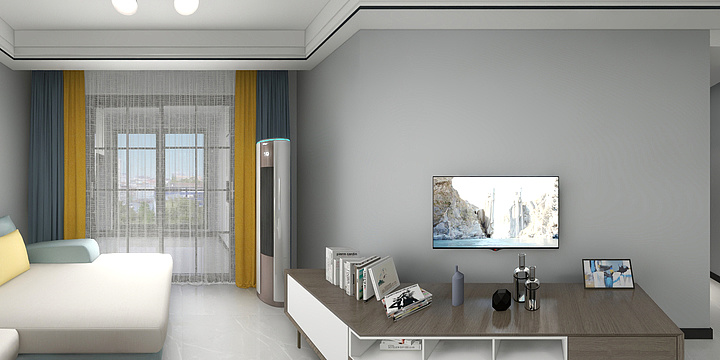 装饰设计于琼启-阳光尚居7#902_原始勘测图和-装修设计方案