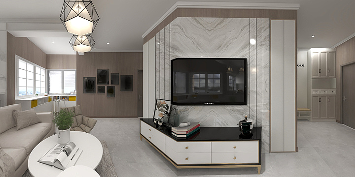 七里之外隐有香溢-金色蓝湾-装修设计方案