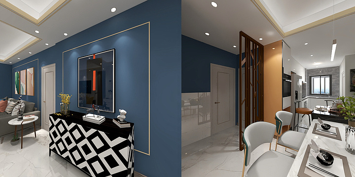 良工装饰丨设计师商柳-百合花园8-3102罗总家-装修设计方案