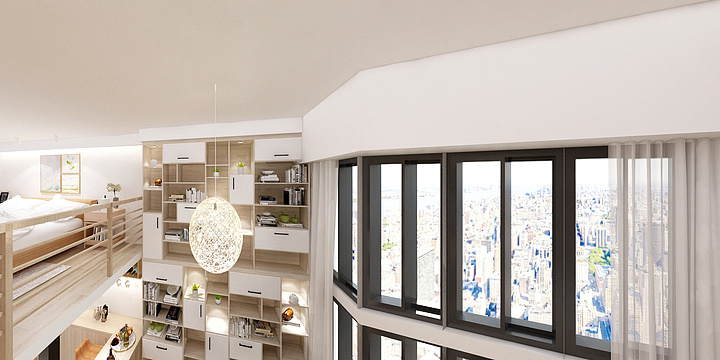 阿涞-中粮云景国际公寓-张宅-装修设计方案